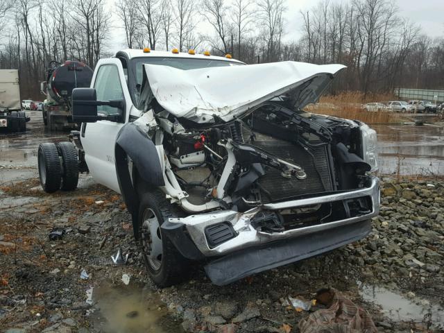 1FDUF4HY4DEA84068 - 2013 FORD F450 SUPER WHITE photo 1