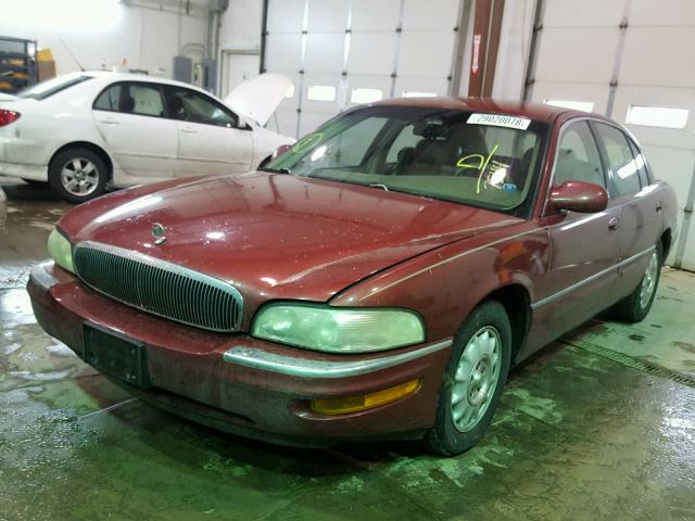 1G4CW52K1V4607544 - 1997 BUICK PARK AVENU BURGUNDY photo 2