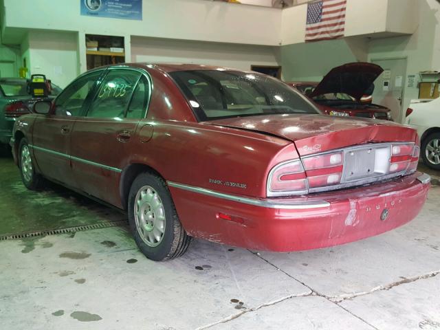 1G4CW52K1V4607544 - 1997 BUICK PARK AVENU BURGUNDY photo 3