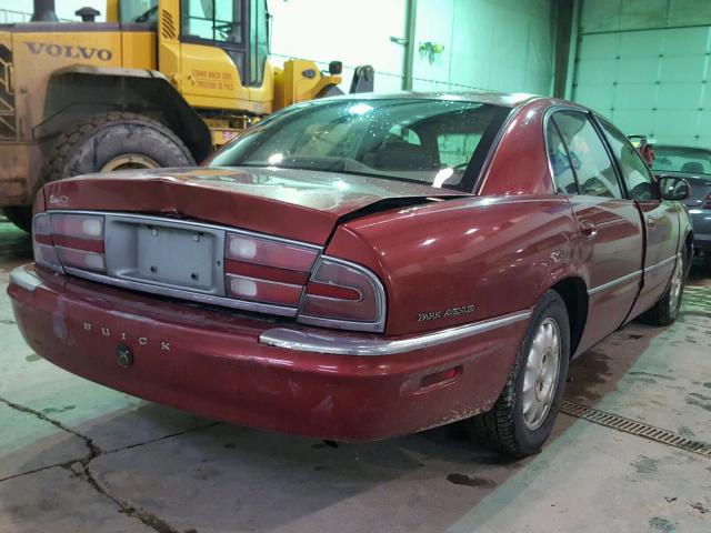 1G4CW52K1V4607544 - 1997 BUICK PARK AVENU BURGUNDY photo 4