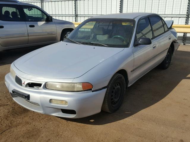 4A3AJ46G7WE028335 - 1998 MITSUBISHI GALANT DE SILVER photo 2