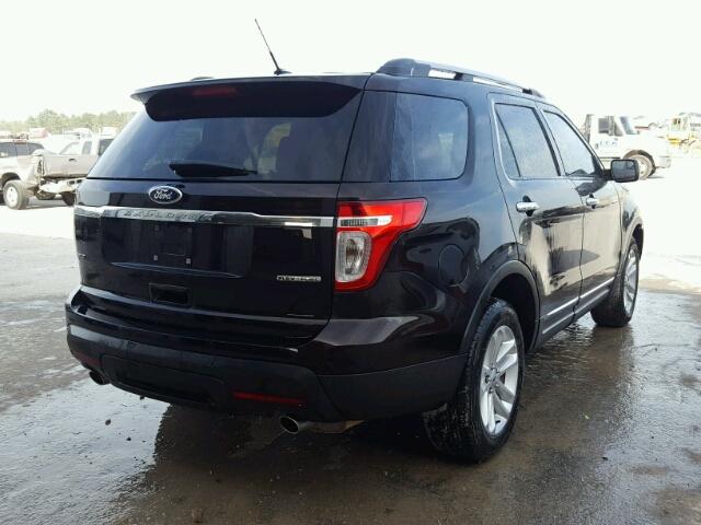 1FM5K7D82EGB35399 - 2014 FORD EXPLORER X BLACK photo 4