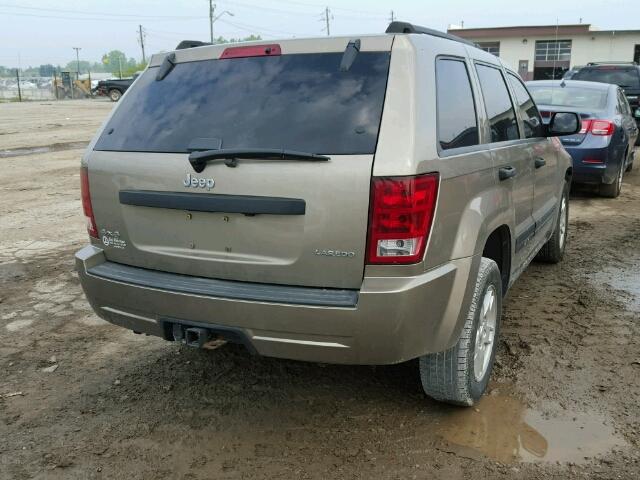 1J4GR48K45C650032 - 2005 JEEP GRAND CHER TAN photo 4