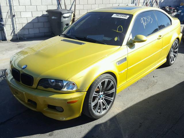 WBSBL93485PN61458 - 2005 BMW M3 YELLOW photo 2