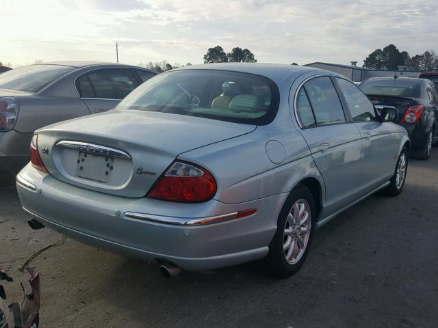 SAJDA01P12GM23739 - 2002 JAGUAR S-TYPE BLUE photo 4