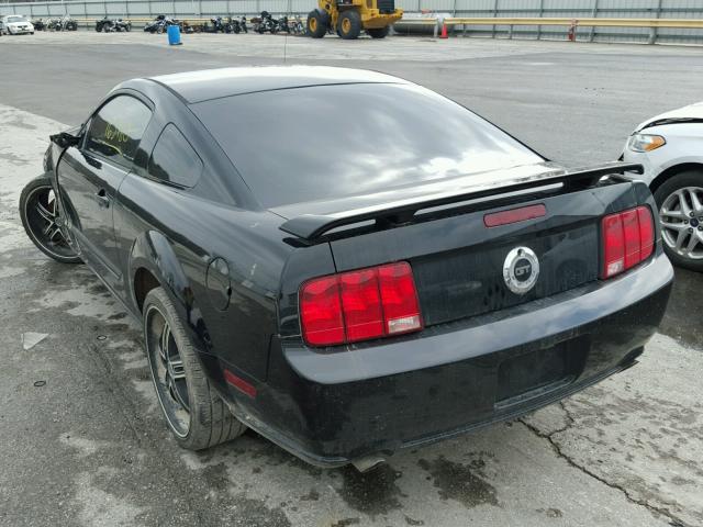 1ZVFT82H165206973 - 2006 FORD MUSTANG GT BLACK photo 3
