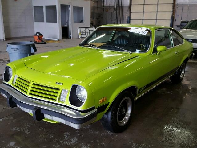 1V77B5C128321 - 1975 CHEVROLET VEGA GREEN photo 2