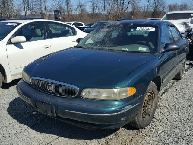 2G4WS52M7X1497768 - 1999 BUICK CENTURY CU GREEN photo 2