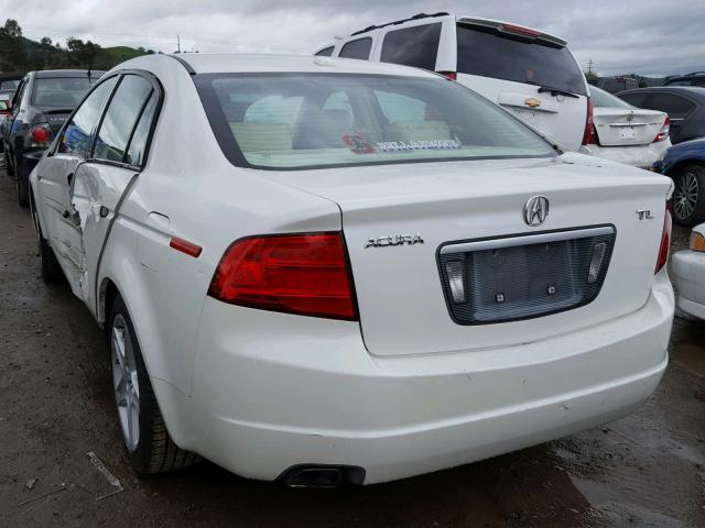 19UUA66274A037798 - 2004 ACURA TL WHITE photo 3