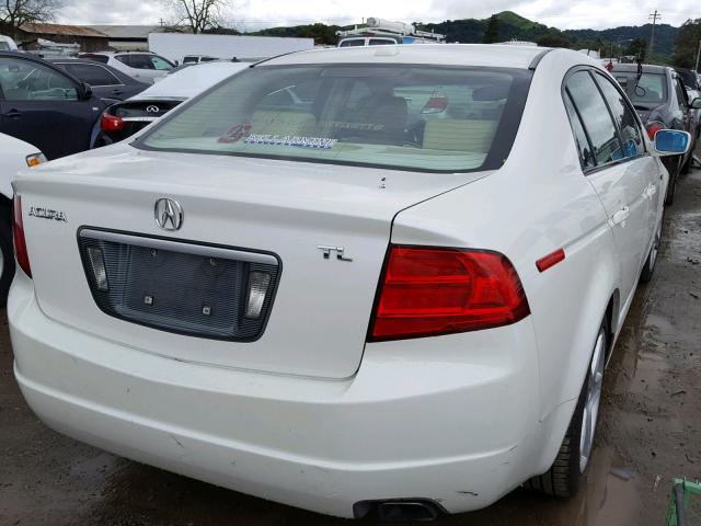 19UUA66274A037798 - 2004 ACURA TL WHITE photo 4