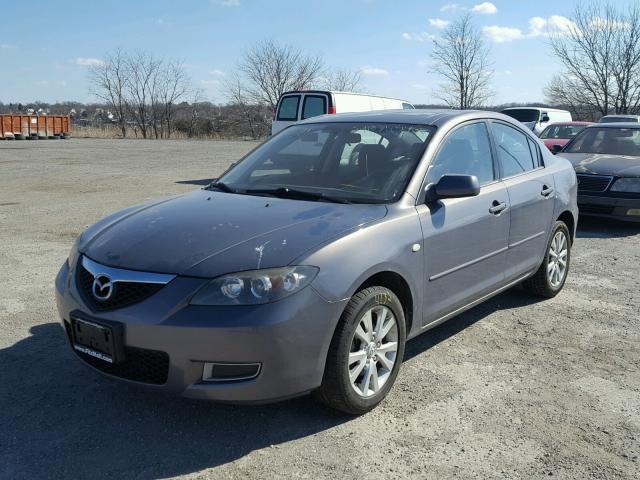 JM1BK32F771711348 - 2007 MAZDA 3 I GRAY photo 2