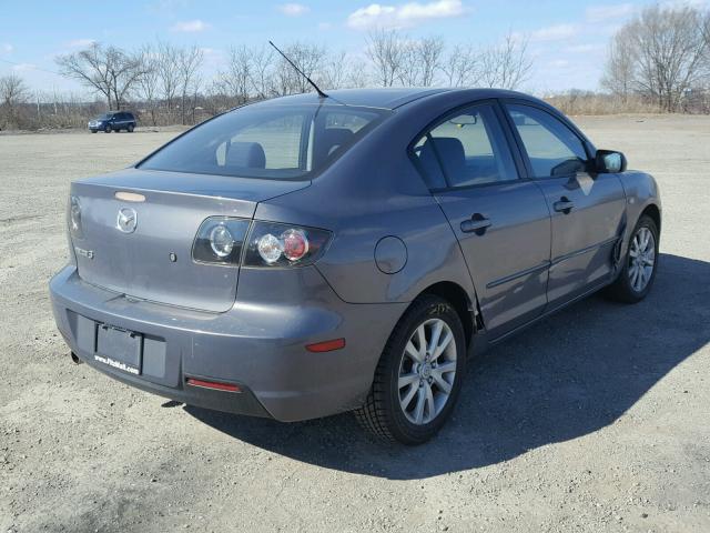 JM1BK32F771711348 - 2007 MAZDA 3 I GRAY photo 4