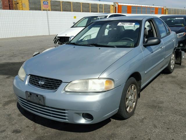 3N1CB51D92L596904 - 2002 NISSAN SENTRA XE SILVER photo 2