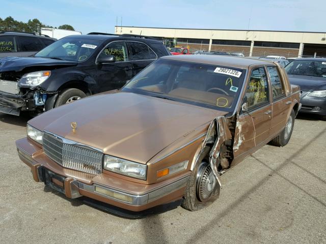 1G6KS5158JU804327 - 1988 CADILLAC SEVILLE BROWN photo 2