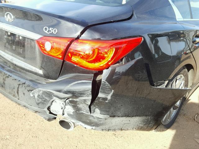 JN1CV7AR3HM682156 - 2017 INFINITI Q50 BASE BLACK photo 9