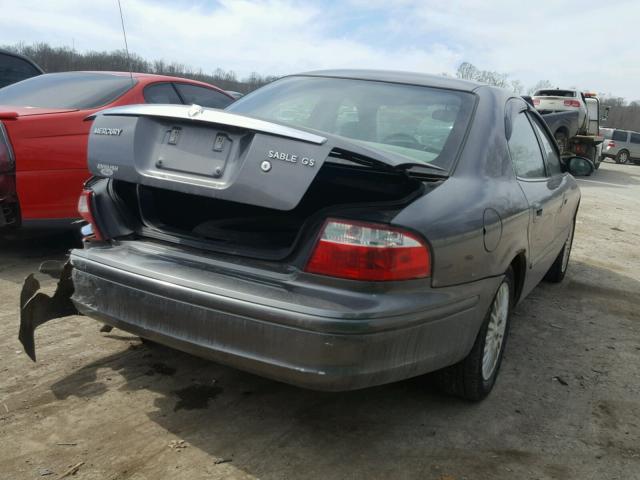 1MEFM50U54A610053 - 2004 MERCURY SABLE GS GRAY photo 4