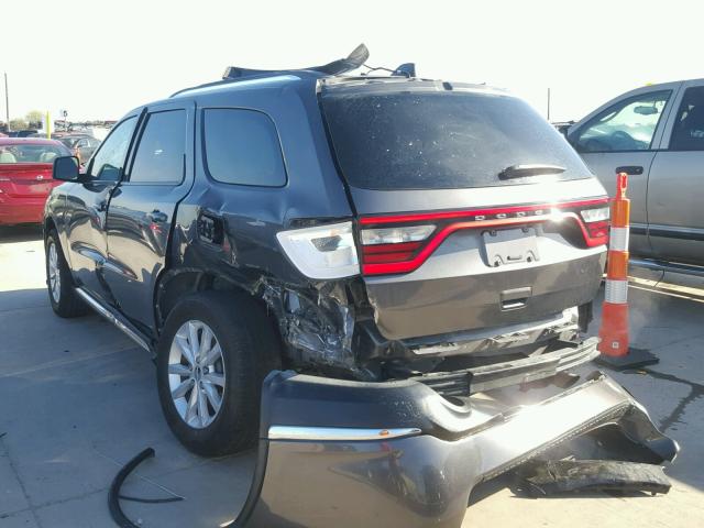 1C4RDHAG6EC975355 - 2014 DODGE DURANGO SX GRAY photo 3