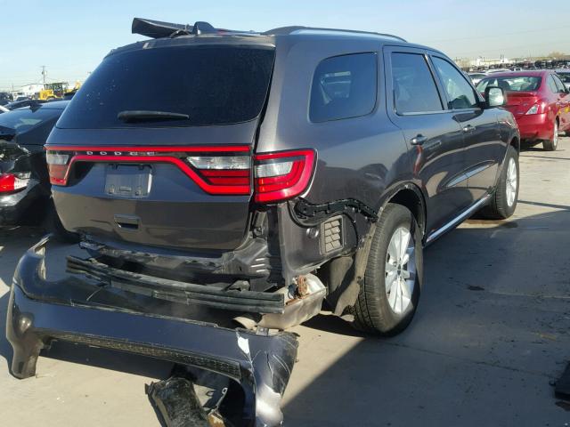 1C4RDHAG6EC975355 - 2014 DODGE DURANGO SX GRAY photo 4