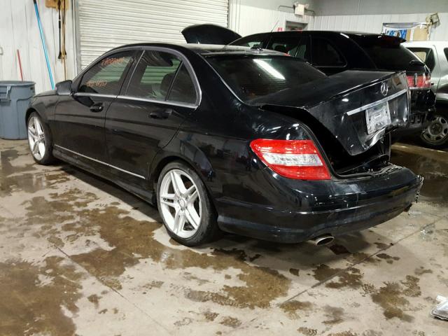 WDDGF8BB5BR161135 - 2011 MERCEDES-BENZ C 300 4MAT BLACK photo 3