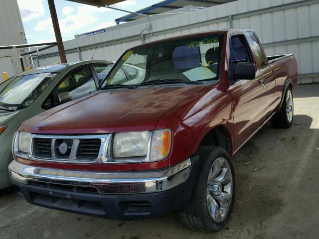 1N6DD26S3WC337244 - 1998 NISSAN FRONTIER K RED photo 2