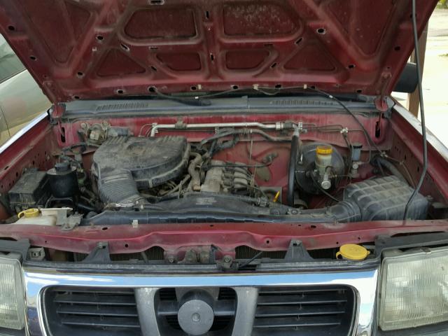 1N6DD26S3WC337244 - 1998 NISSAN FRONTIER K RED photo 7