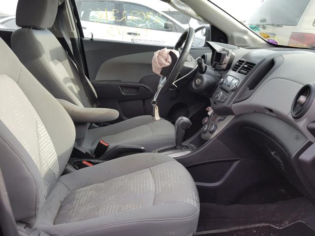 1G1JA6SH1C4119396 - 2012 CHEVROLET SONIC LS Սև լուսանկար 5