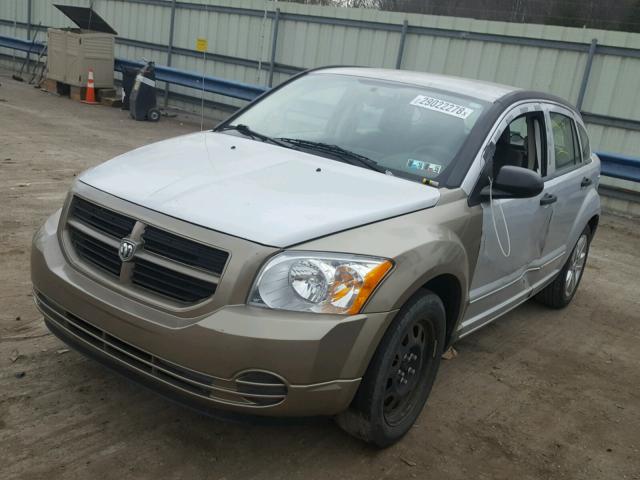 1B3HB48B07D521394 - 2007 DODGE CALIBER SX SILVER photo 2