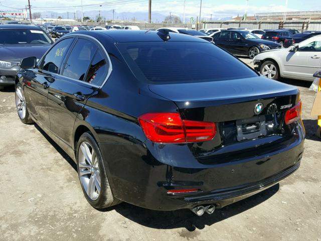 WBA8B9G38HNU55157 - 2017 BMW 330 I BLACK photo 3