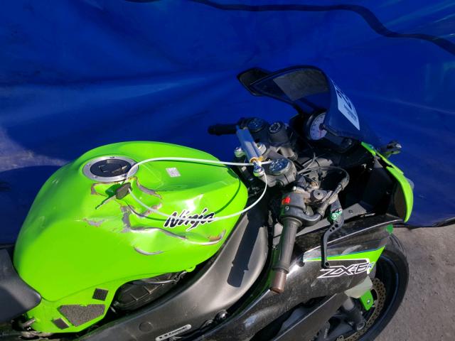 JKAZX4R15CA033347 - 2012 KAWASAKI ZX600 R GREEN photo 5