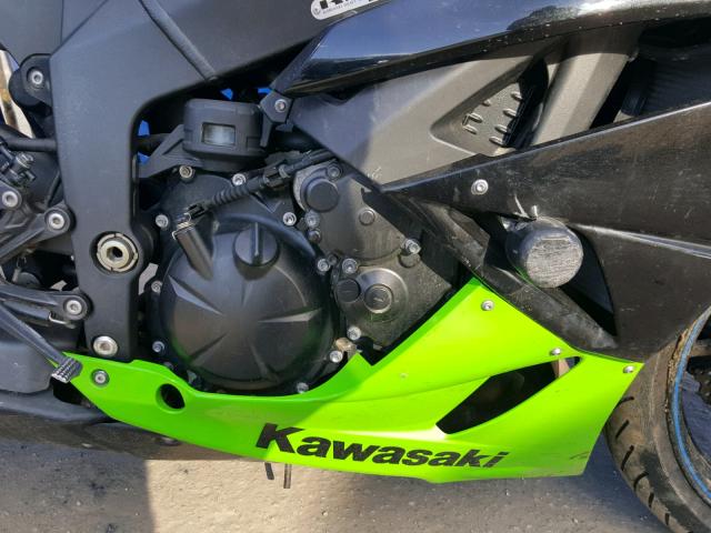 JKAZX4R15CA033347 - 2012 KAWASAKI ZX600 R GREEN photo 7