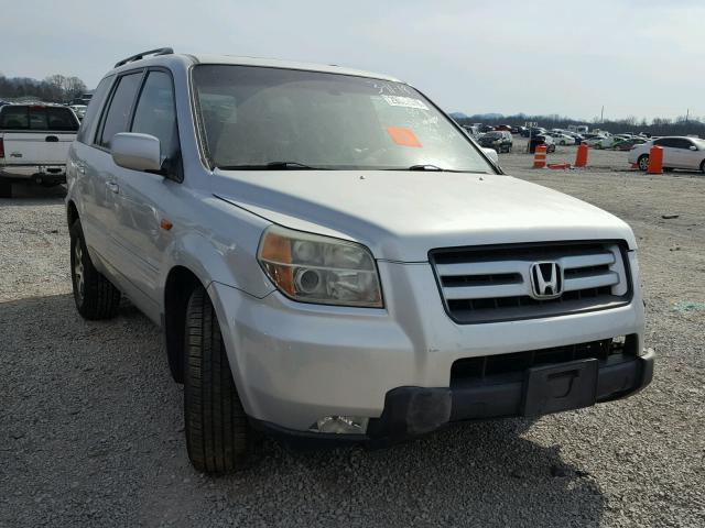 5FNYF18676B009546 - 2006 HONDA PILOT EX SILVER photo 1