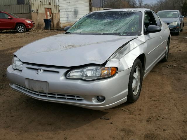 2G1WX15K149149804 - 2004 CHEVROLET MONTE CARL SILVER photo 2