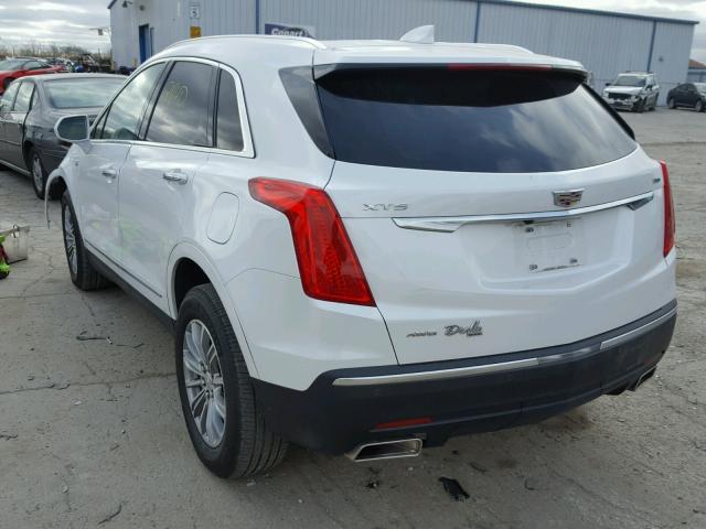 1GYKNDRS3HZ189007 - 2017 CADILLAC XT5 LUXURY WHITE photo 3