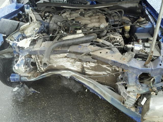 1FAFP40463F375138 - 2003 FORD MUSTANG BLUE photo 7