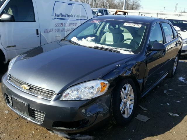 2G1WG5EK8B1261499 - 2011 CHEVROLET IMPALA LT GRAY photo 2