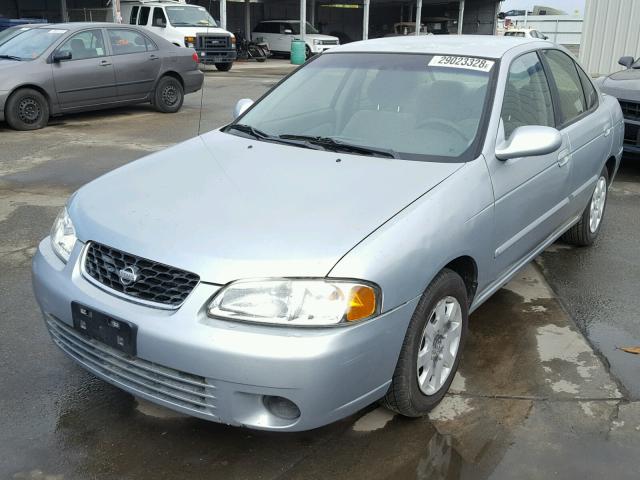 3N1CB51D72L651852 - 2002 NISSAN SENTRA XE SILVER photo 2