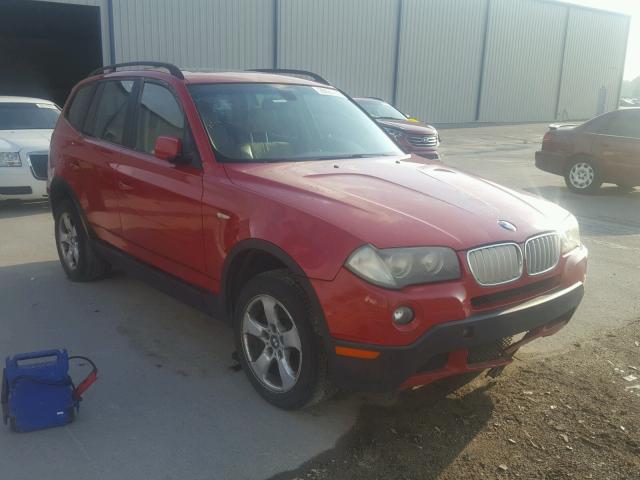 WBXPC93467WF12044 - 2007 BMW X3 3.0SI RED photo 1