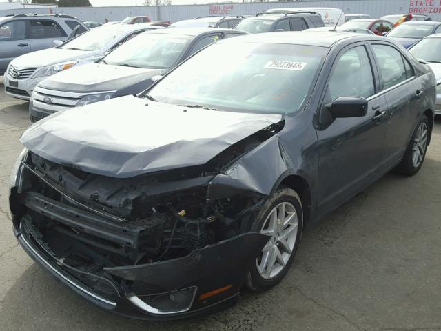 3FAHP0JGXAR266997 - 2010 FORD FUSION SEL BLACK photo 2