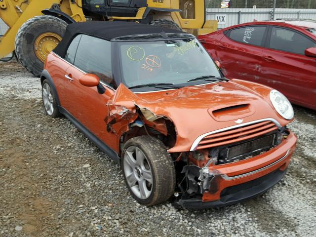 WMWRH33495TF82282 - 2005 MINI COOPER S ORANGE photo 1