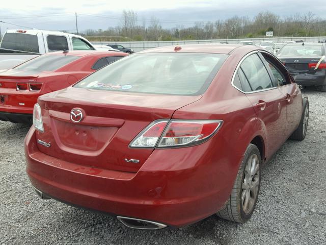 1YVHP82B395M01287 - 2009 MAZDA 6 S RED photo 4