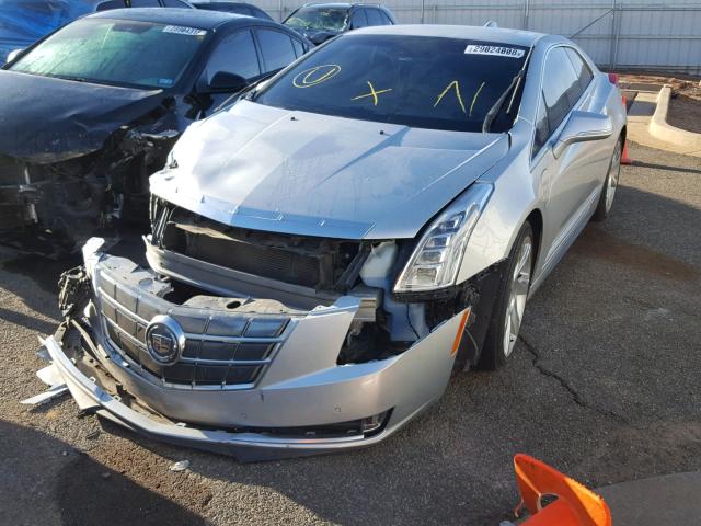 1G6RL1E41EU129013 - 2014 CADILLAC ELR SILVER photo 2