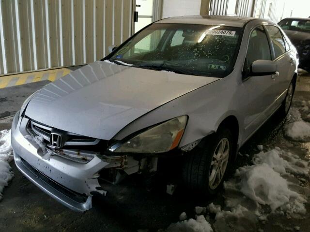 1HGCM56765A006259 - 2005 HONDA ACCORD EX GRAY photo 2