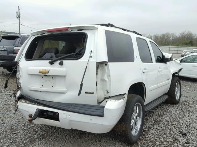 1GNFK13077J279061 - 2007 CHEVROLET TAHOE K150 WHITE photo 4