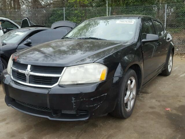 1B3LC56K28N227281 - 2008 DODGE AVENGER SX BLACK photo 2