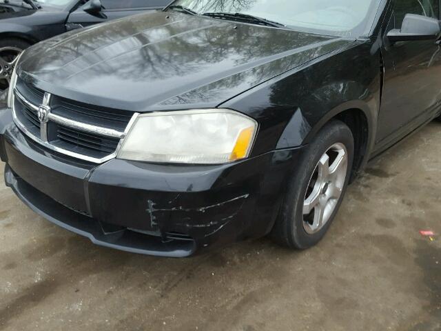 1B3LC56K28N227281 - 2008 DODGE AVENGER SX BLACK photo 9