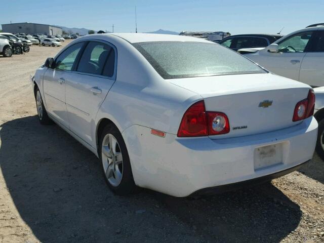 1G1ZA5EU6CF398600 - 2012 CHEVROLET MALIBU LS WHITE photo 3