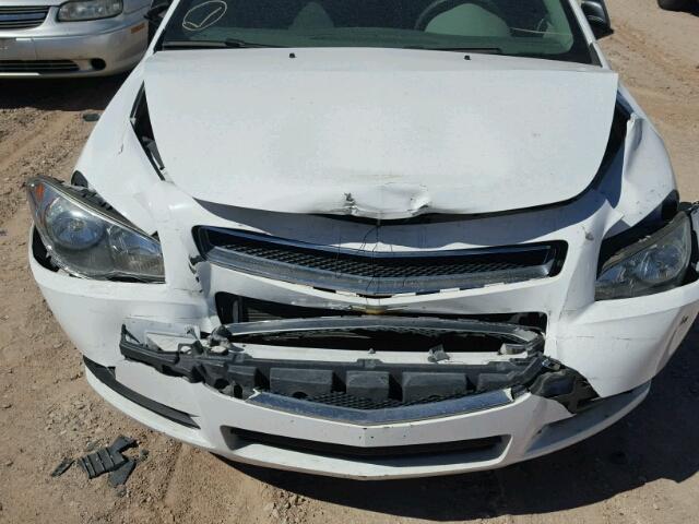 1G1ZA5EU6CF398600 - 2012 CHEVROLET MALIBU LS თეთრი ფოტო 9