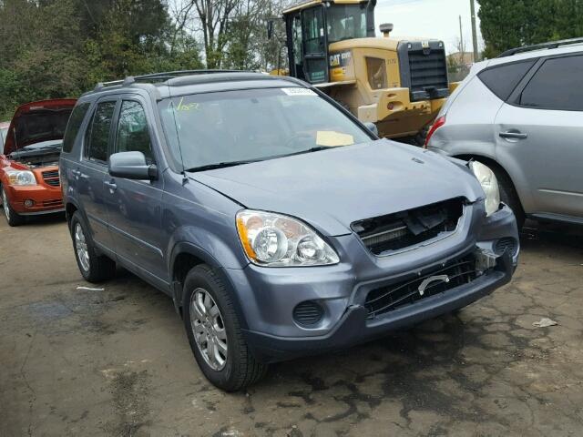 SHSRD78945U304781 - 2005 HONDA CR-V SE BLUE photo 1