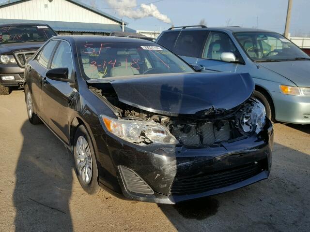 4T4BF1FK8CR157599 - 2012 TOYOTA CAMRY BASE BLACK photo 1