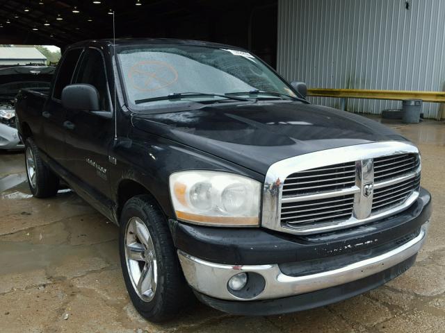 1D7HA18206S649554 - 2006 DODGE RAM 1500 S BLACK photo 1